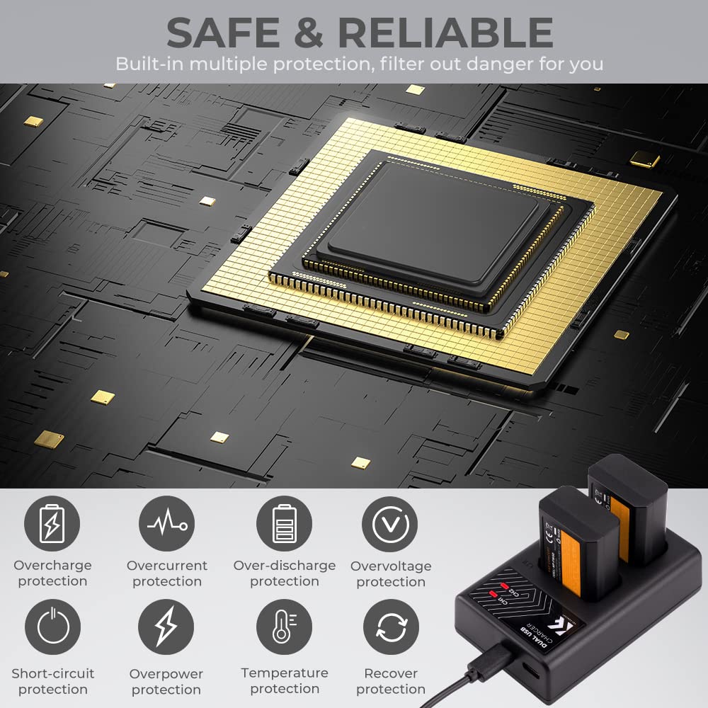 Foto 6 pulgar | Batería Y Cargador De Doble Ranura Para Sony Zv-e10 A6500 A6400 - Venta Internacional.