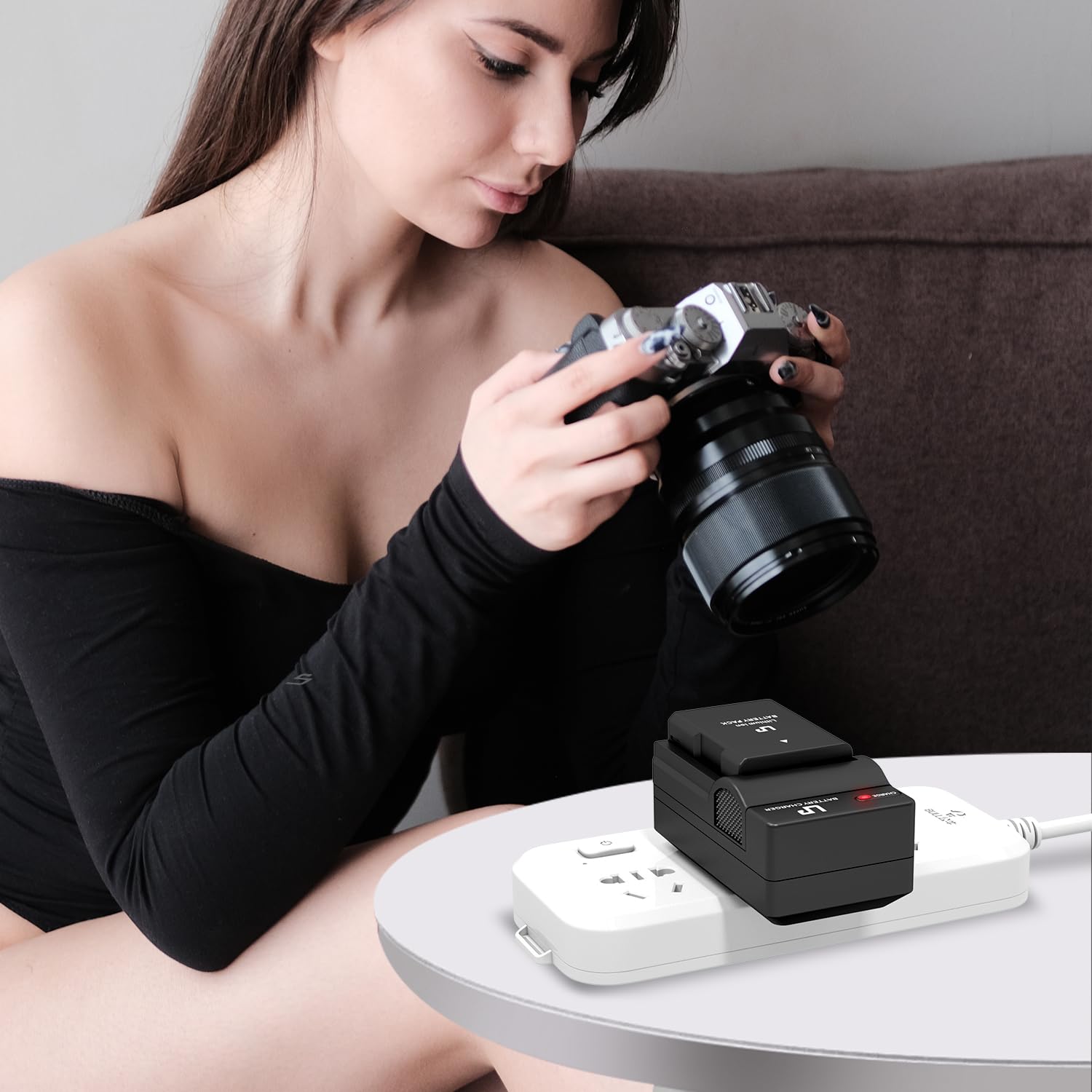 Foto 7 | Cargador De Batería Lp En-el14 En El14a Para Nikon D3500, D5600 - Venta Internacional.