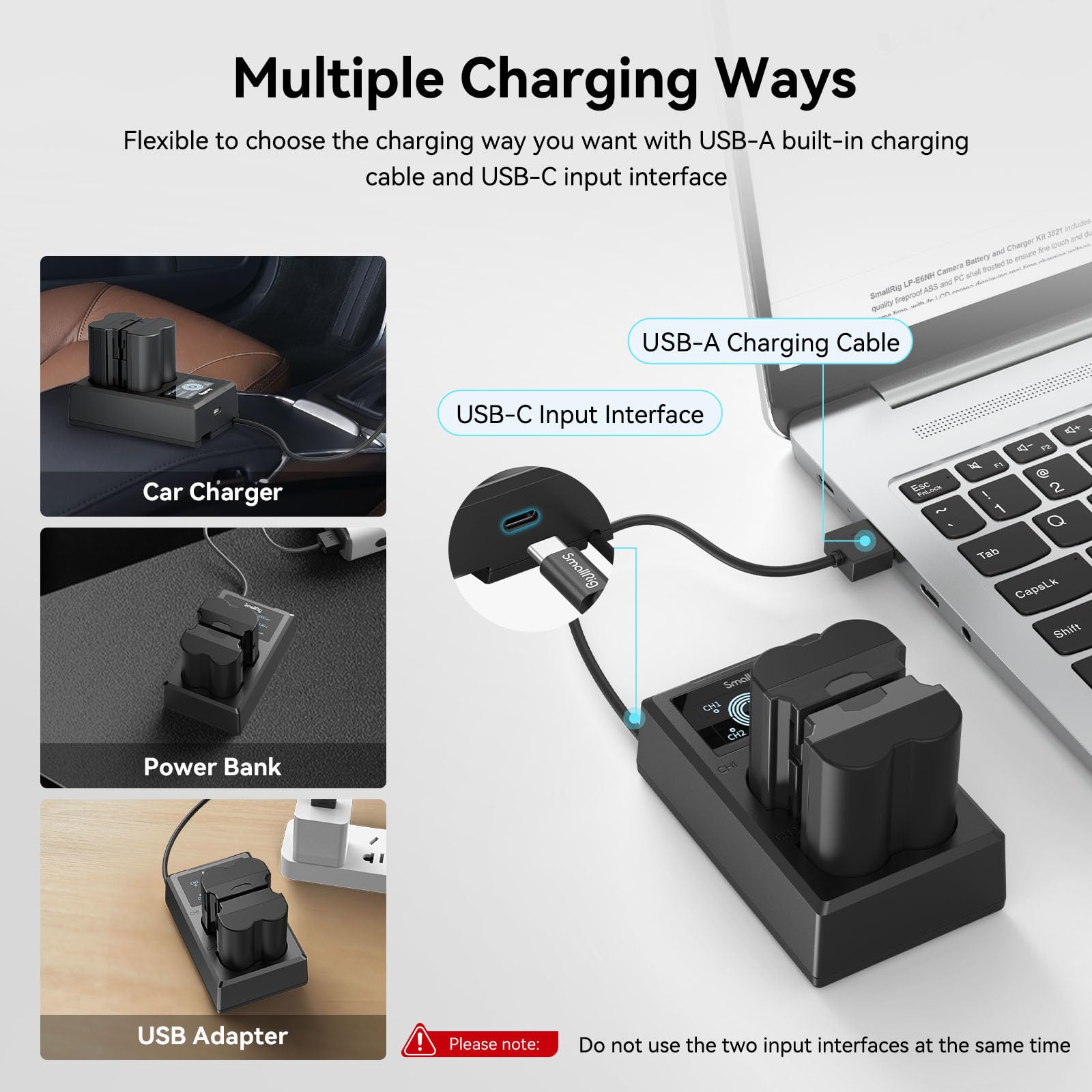 Foto 6 | Set De Cargador De Batería Para Cámara Smallrig Para Fujifilm Np-w235 - Venta Internacional.