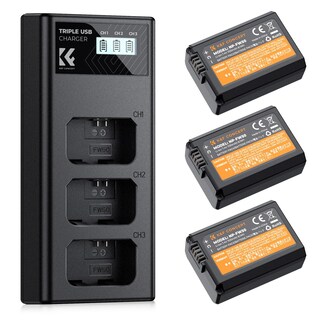 Foto 1 | Batería Y Cargador K&f Concept Np-fw50 Para Cámaras Sony - Venta Internacional.