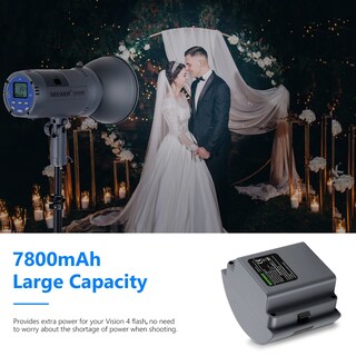 Foto 4 | Batería Neewer Li-ion 7800 Mah Para Q300, Vision 4, Ml300 - Venta Internacional.
