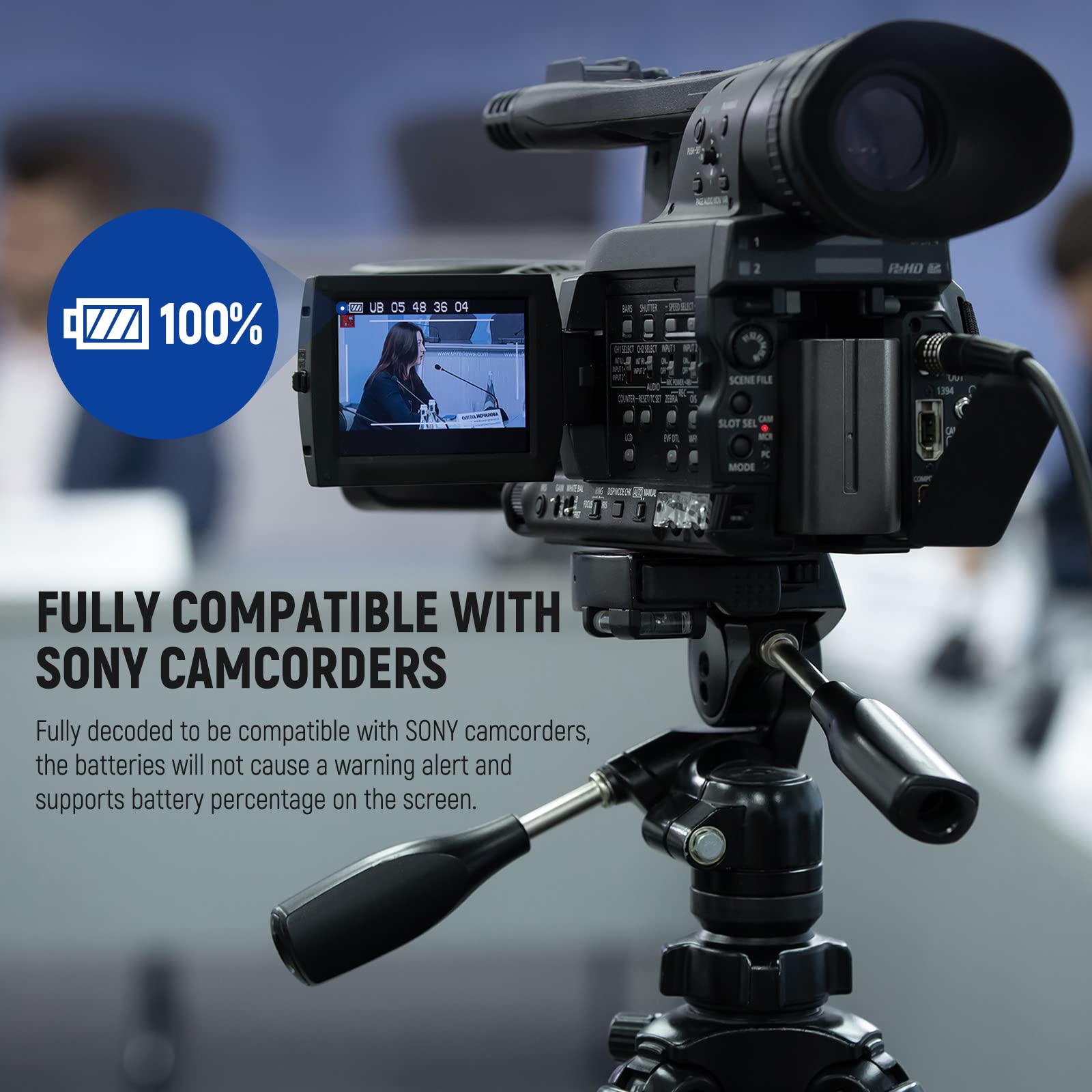 Foto 5 | Baterías De Repuesto Neewer Np-f750 7,4 V 5600 Mah (x4) Con Cargador - Venta Internacional.