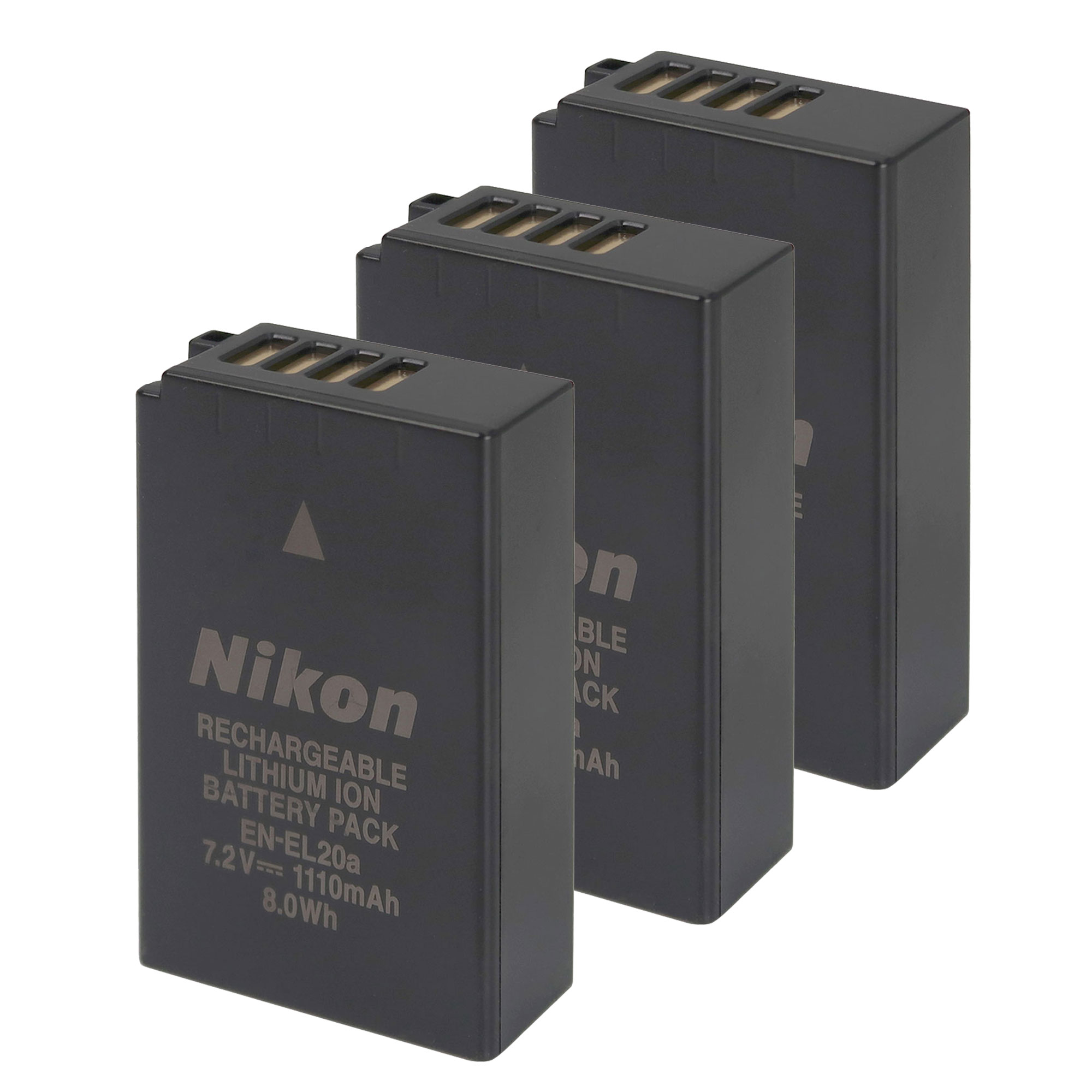 Foto 2 pulgar | Paquete De Baterías Nikon En-el20a Recargables De Iones De Litio De 7,2 V - Venta Internacional.