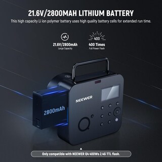 Foto 2 | Paquete De Baterías Neewer Q4 De 21,6 V/2800 Mah De Litio Recargable - Venta Internacional.