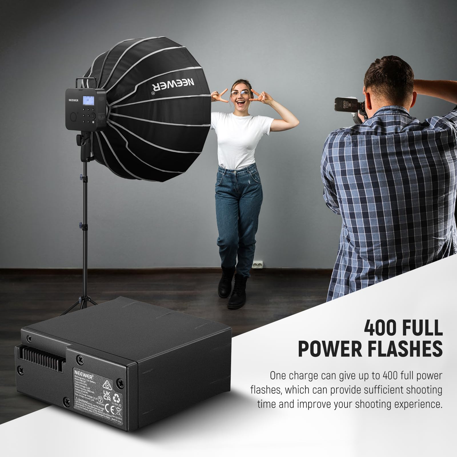Foto 4 pulgar | Paquete De Baterías Neewer Q4 De 21,6 V/2800 Mah De Litio Recargable - Venta Internacional.