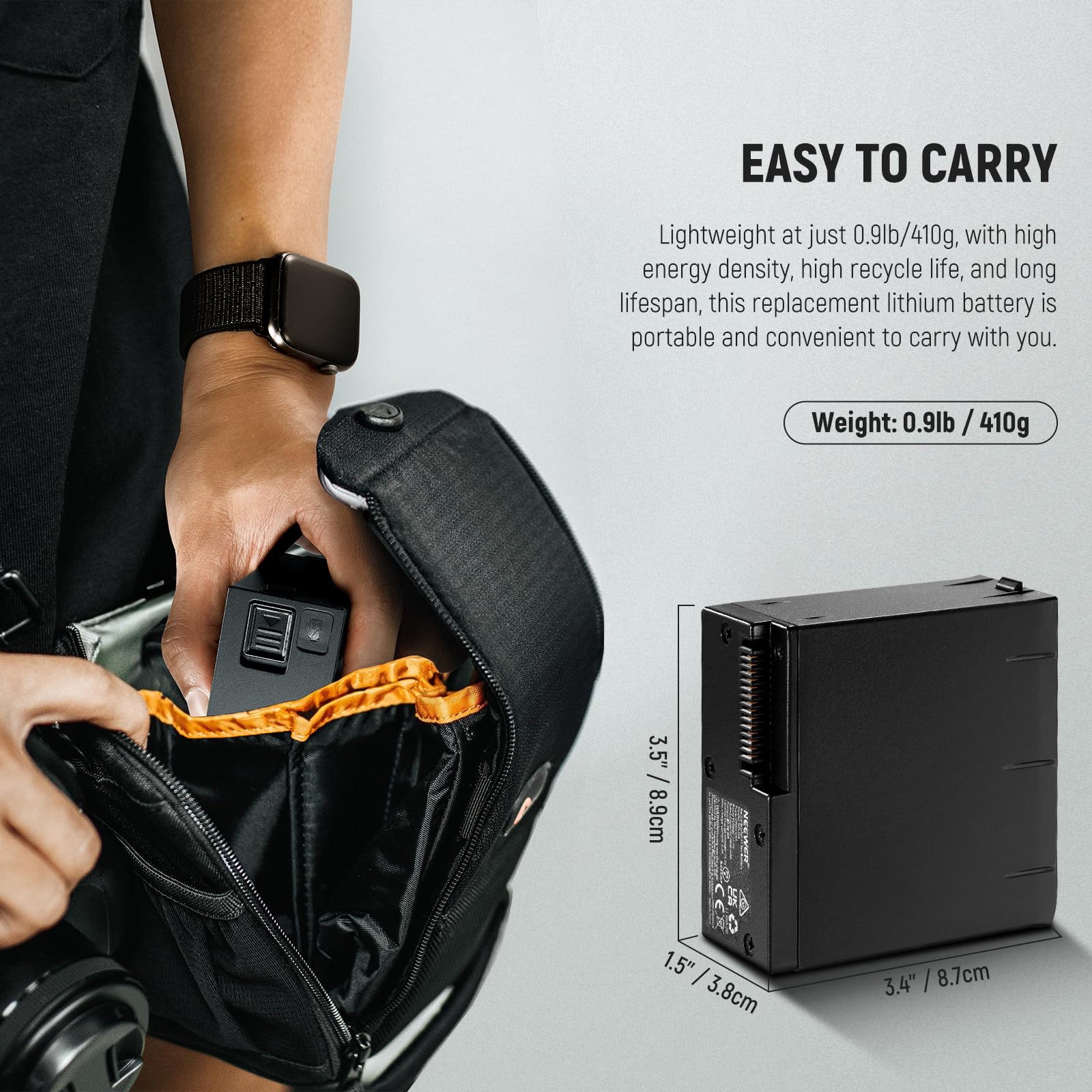 Foto 6 pulgar | Paquete De Baterías Neewer Q4 De 21,6 V/2800 Mah De Litio Recargable - Venta Internacional.