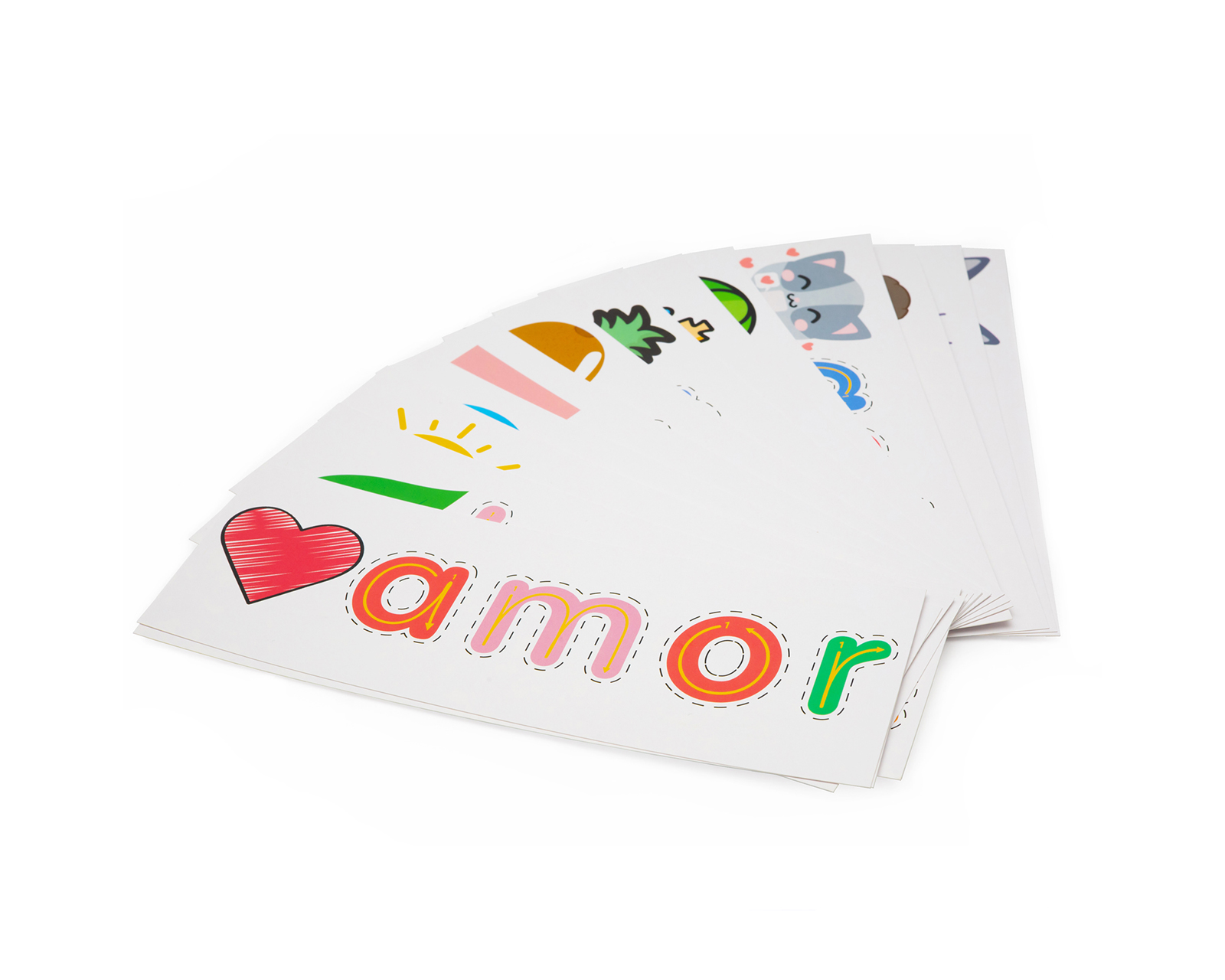 Foto 3 pulgar | Juego de Mesa Didáctico Madera Montessori Letras para Niños
