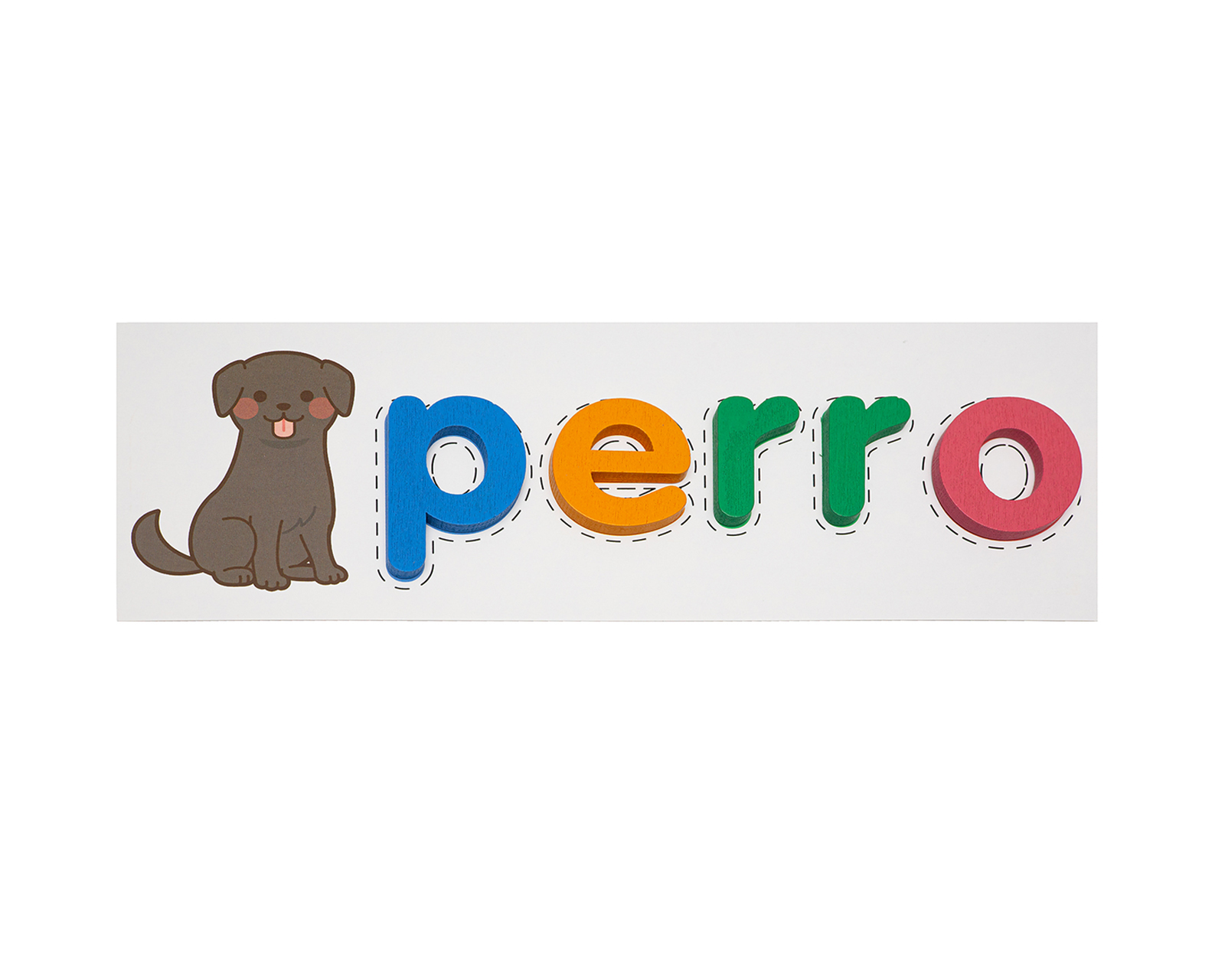 Foto 5 pulgar | Juego de Mesa Didáctico Madera Montessori Letras para Niños