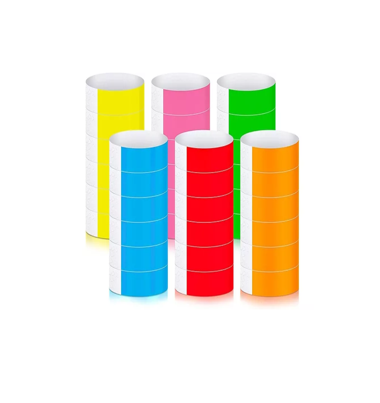 Foto 1 | Pulseras de Papel para Eventos Lab.G 600 Piezas Diferentes Colores