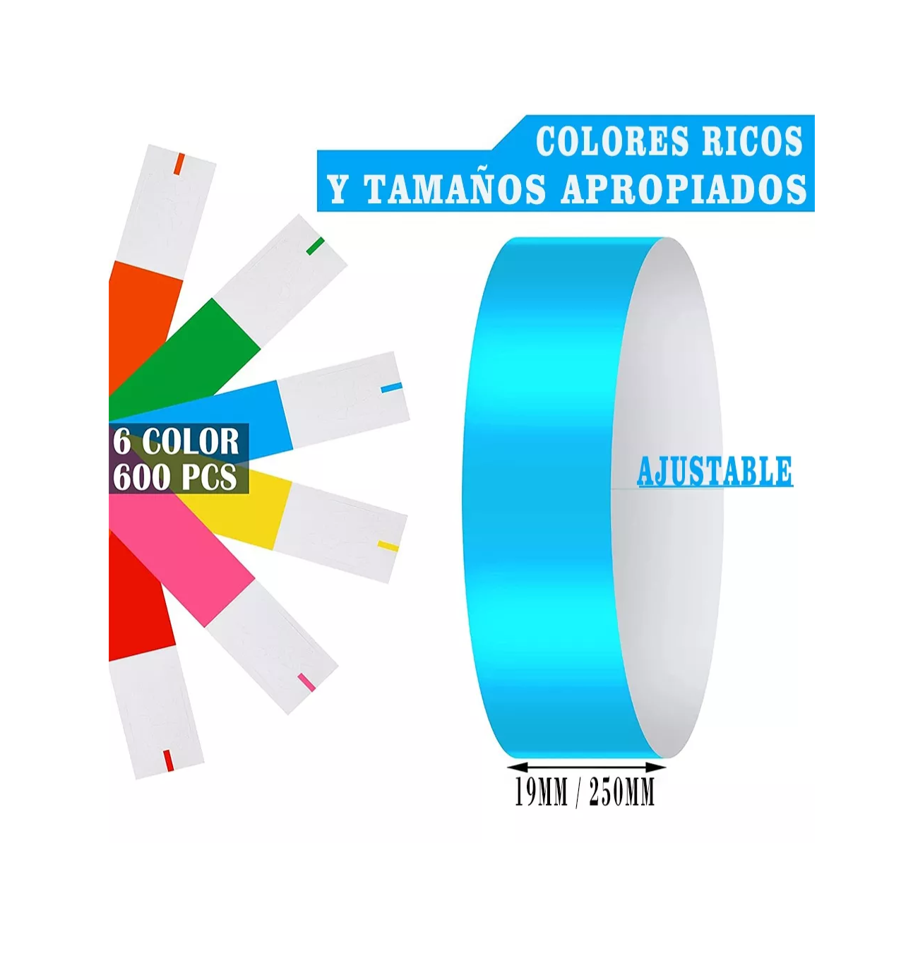 Foto 3 pulgar | Pulseras para Eventos Belug 600 Piezas