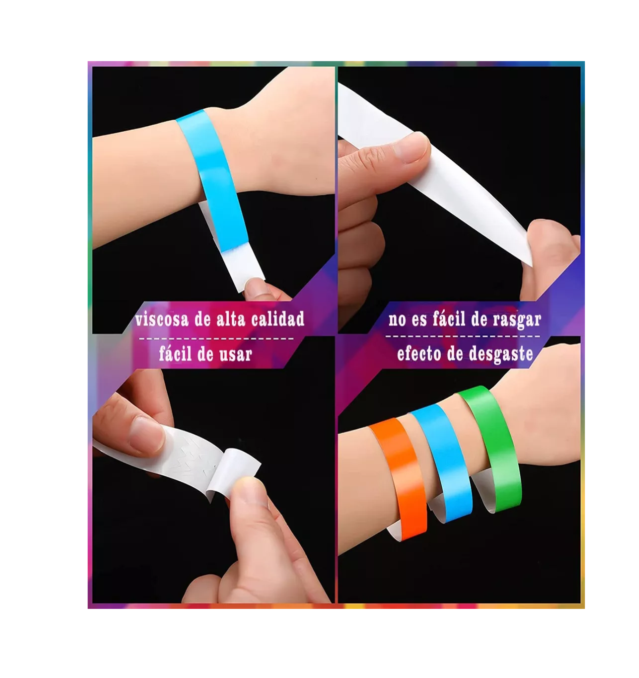 Foto 4 pulgar | Pulseras para Eventos Belug 600 Piezas