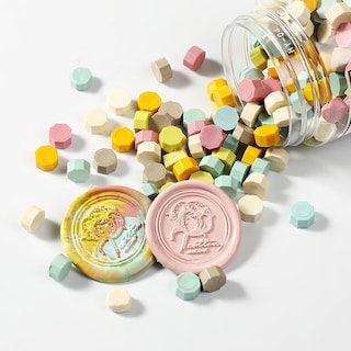 Foto 1 | Cera Lacre Para Sellos Bolsa Con 100 Pastillas De Colores