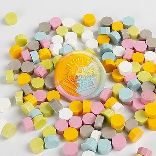 Foto 2 | Cera Lacre Para Sellos Bolsa Con 100 Pastillas De Colores