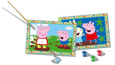Foto 1 | Kit De Pintura Por Números Ravensburger Creart Peppa Pig Kids - Venta Internacional.