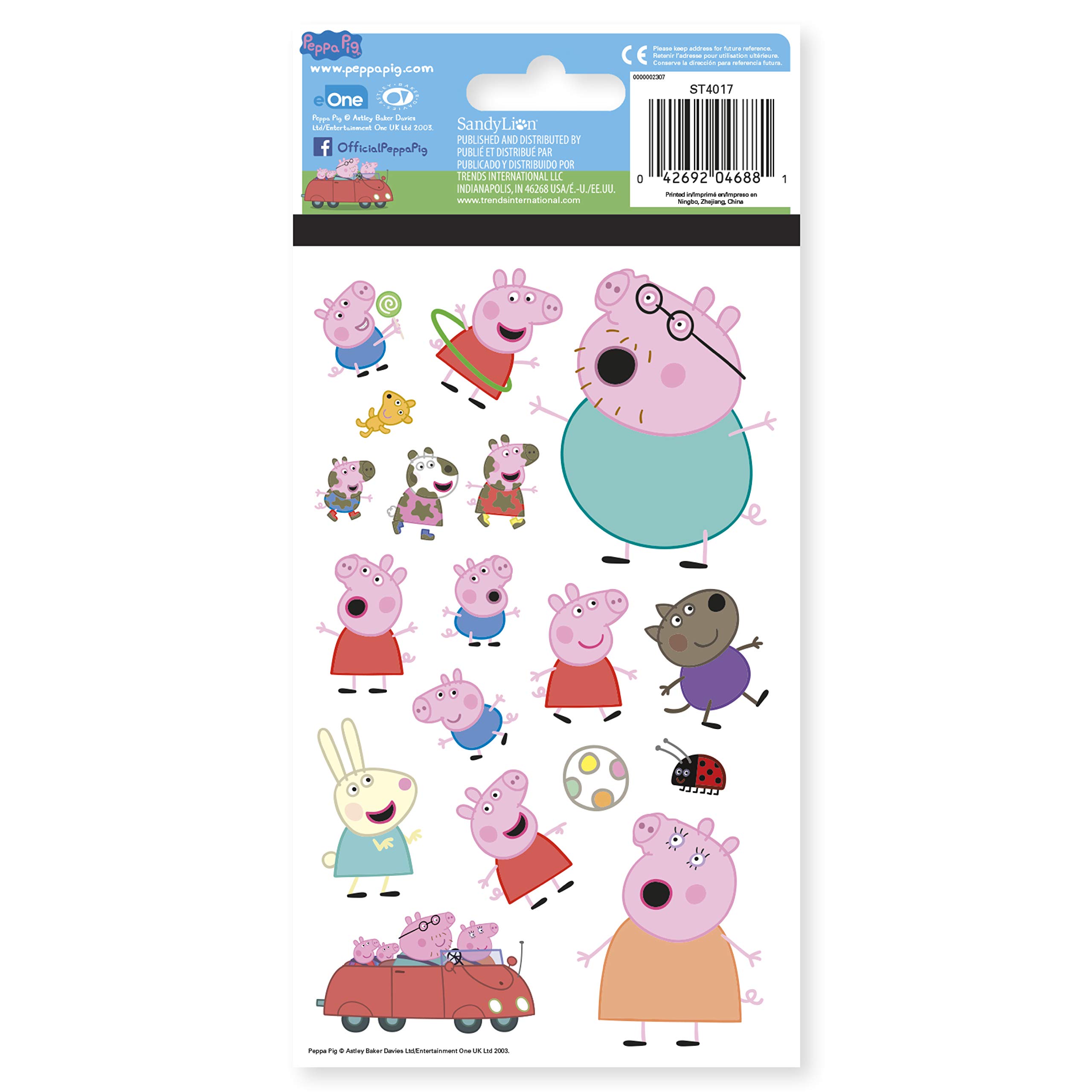 Foto 4 pulgar | Paquete De Pegatinas Trends International Peppa Pig, 5 Paquetes - Venta Internacional.