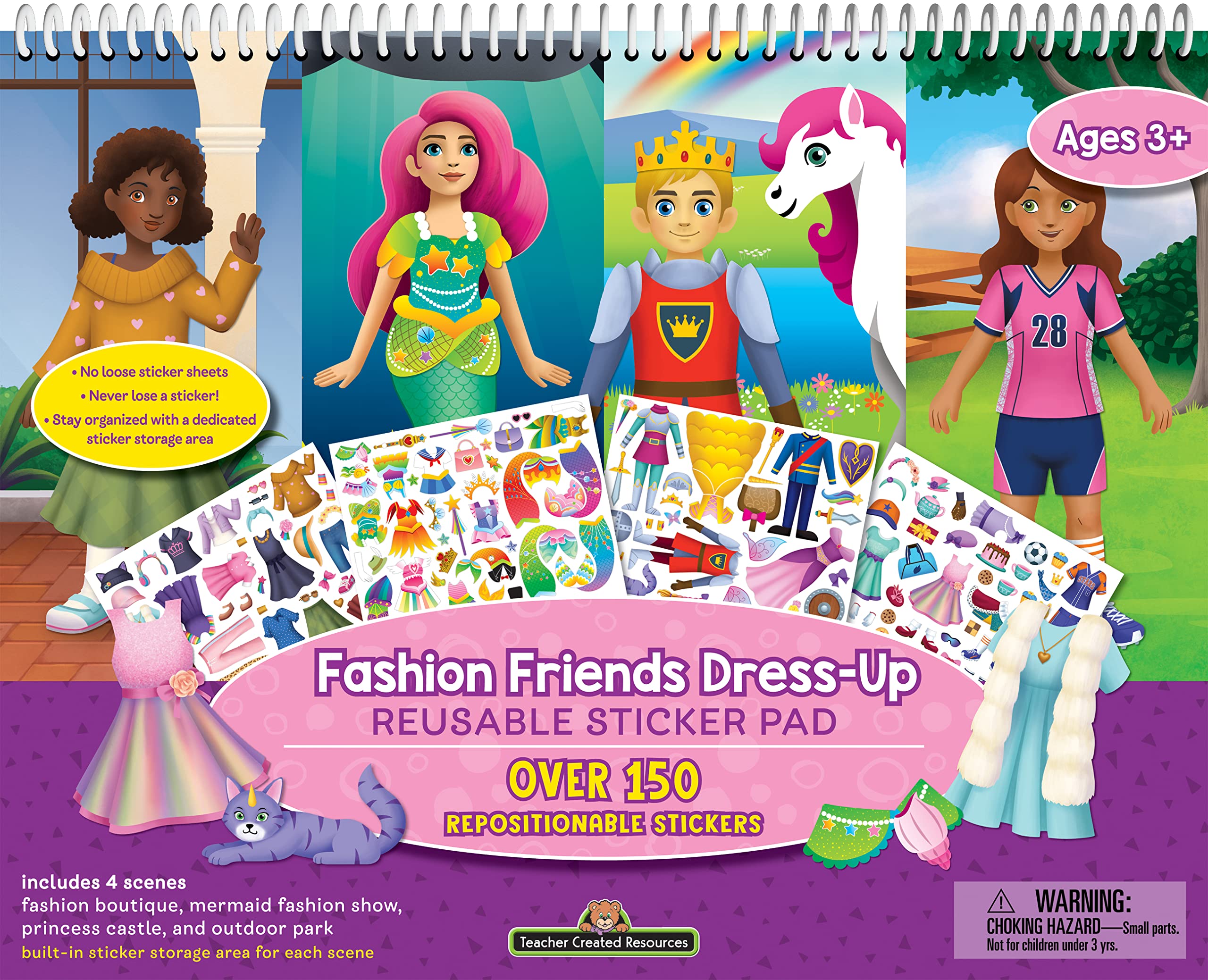 Foto 1 | Adhesivos Reutilizables, Recursos Creados Por Profesores, Fashion Friends - Venta Internacional.