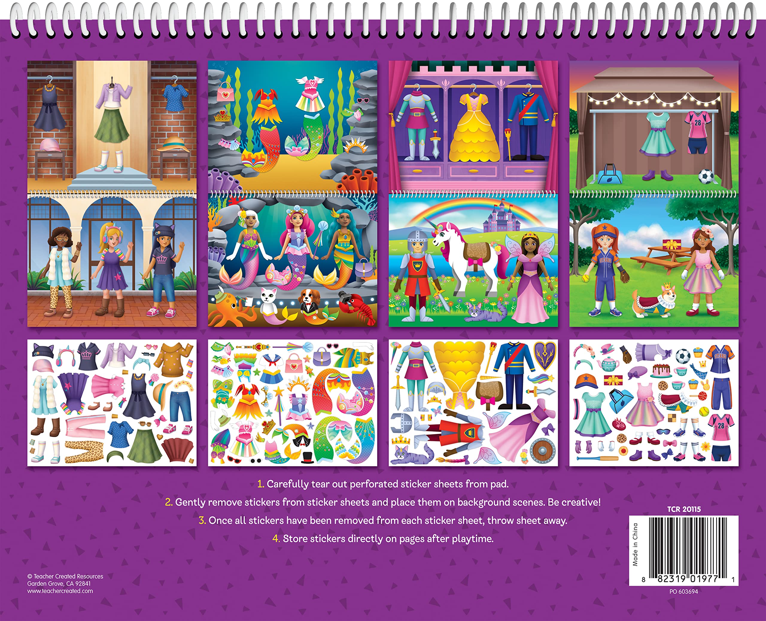Foto 2 | Adhesivos Reutilizables, Recursos Creados Por Profesores, Fashion Friends - Venta Internacional.
