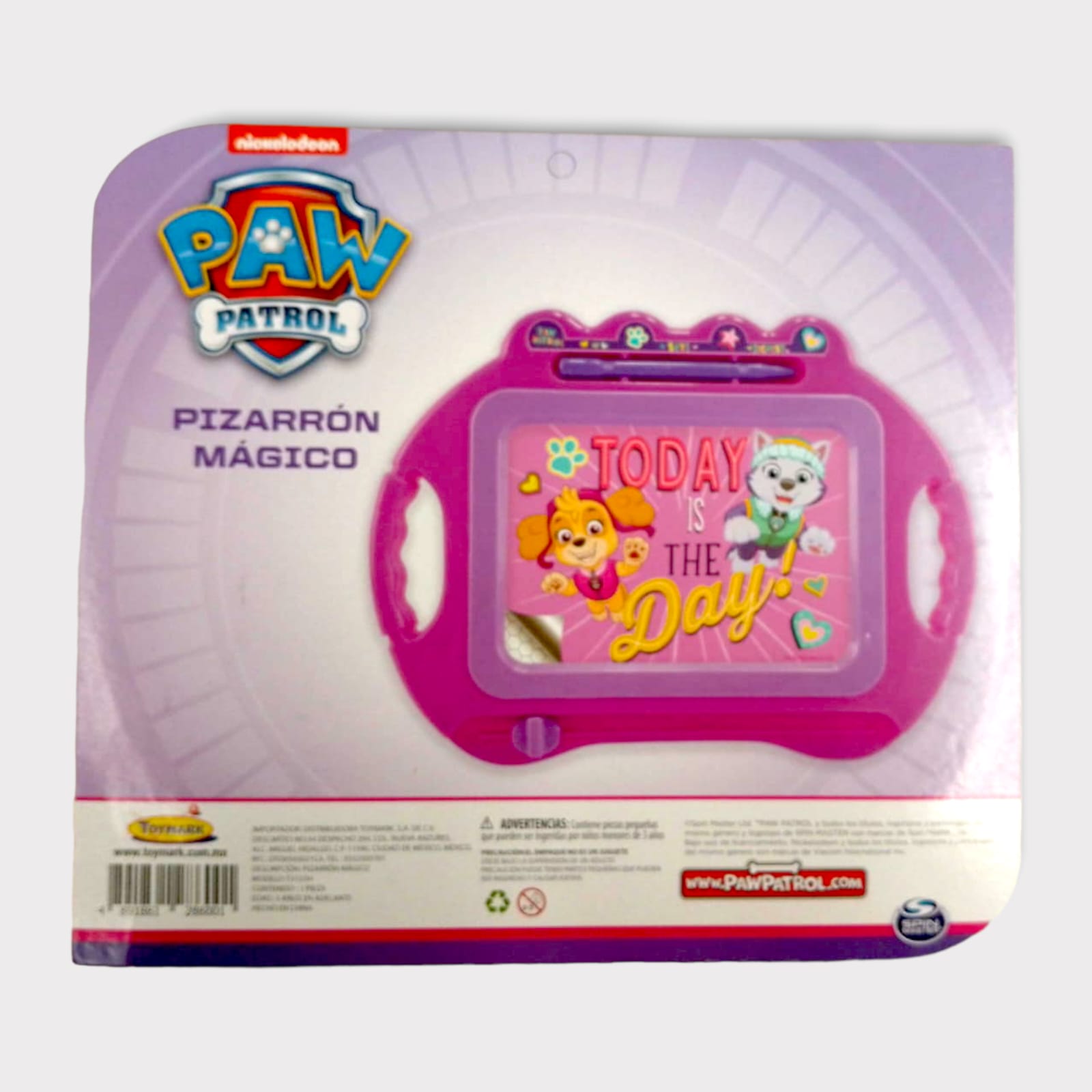 Foto 3 pulgar | Pizarrón Mágico Toy Mark Paw Patrol Rosa Juguete Didáctico Set de 3 piezas