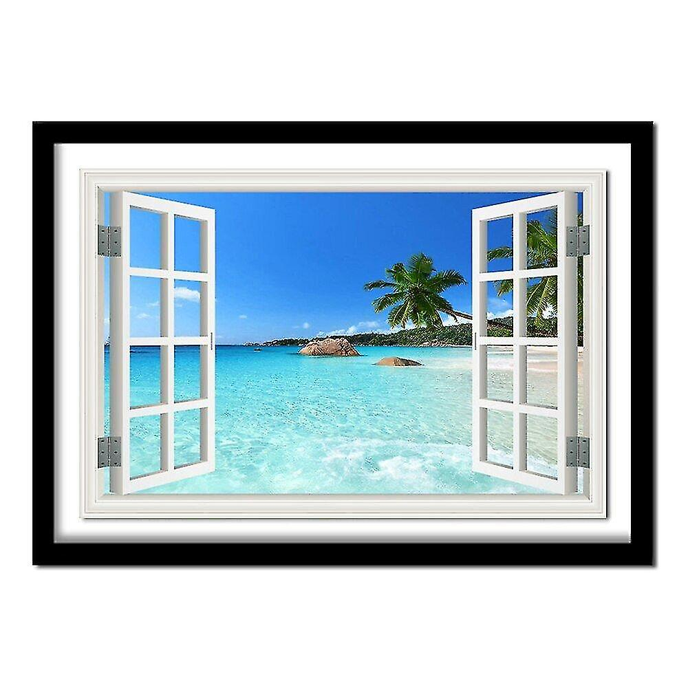 Foto 2 pulgar | Kit De Pintura Con Diamantes Huoguo, Taladro Cuadrado O Redondo, 50 X 40 Cm - Venta Internacional.