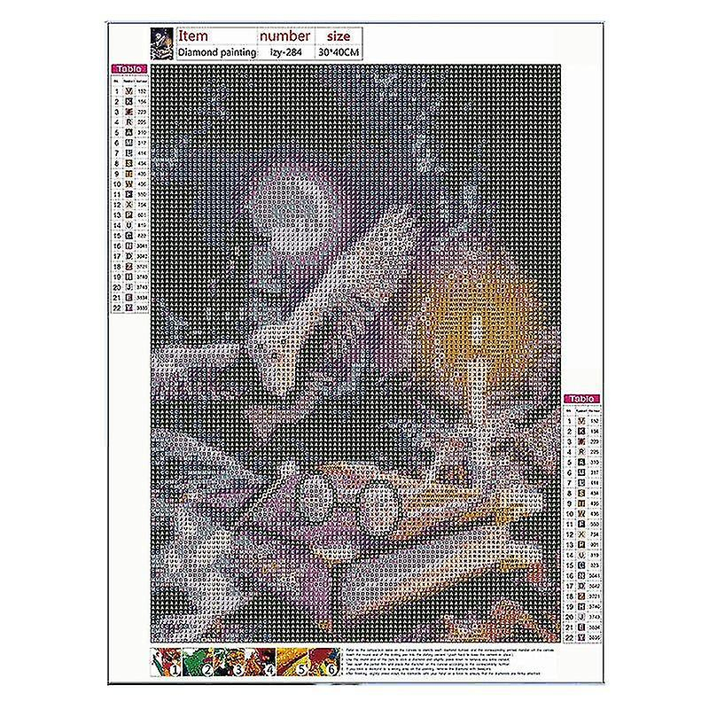 Foto 3 pulgar | Kit De Pintura Con Diamantes Huoguo, Taladro Completo, Bricolaje, Búho 5d, 30 X 40 Cm - Venta Internacional.