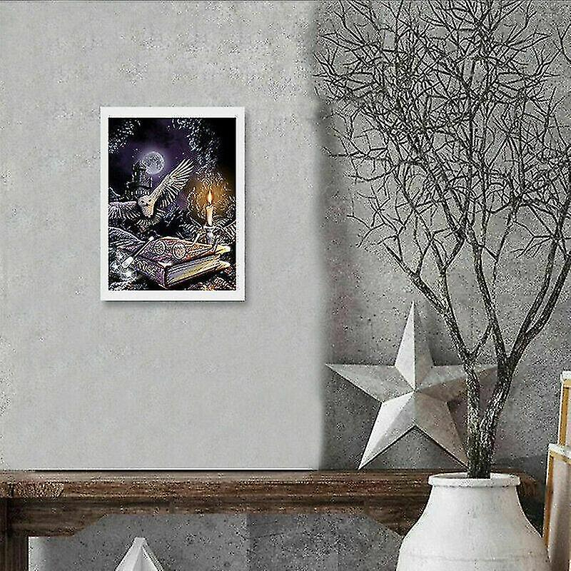 Foto 4 pulgar | Kit De Pintura Con Diamantes Huoguo, Taladro Completo, Bricolaje, Búho 5d, 30 X 40 Cm - Venta Internacional.