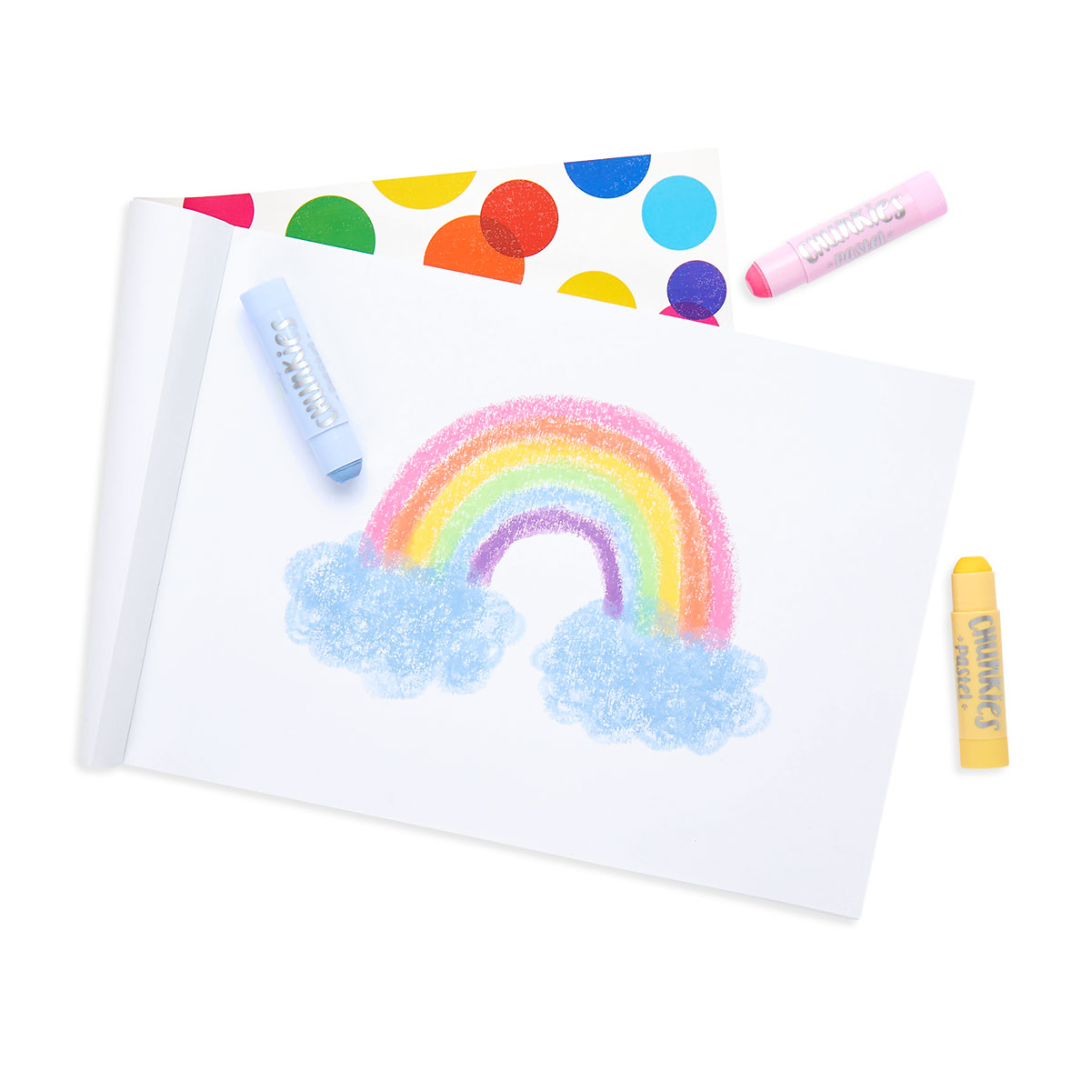 Foto 4 pulgar | Cuaderno de Bocetos de Papel Chunkies Ooly Multicolor
