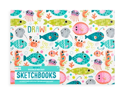 Foto 3 | Cuaderno de Bocetos Pescados Ooly 2 pz
