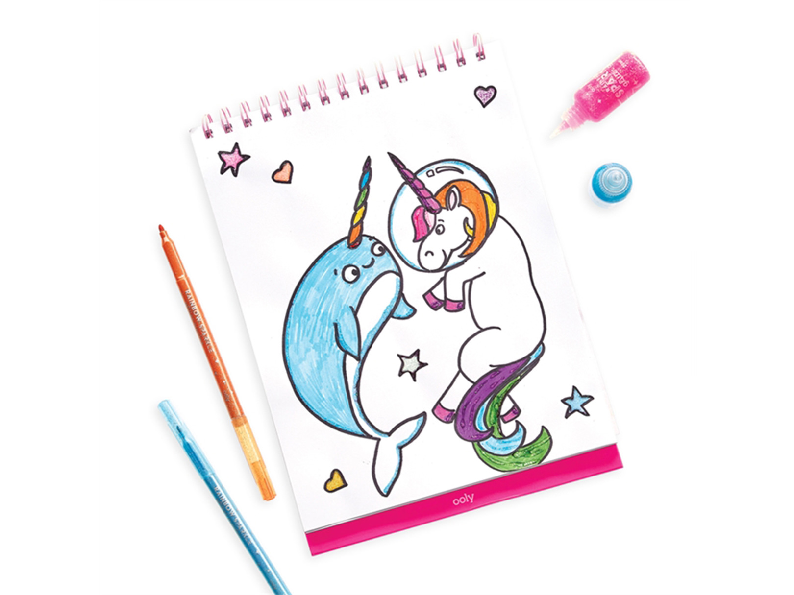Foto 2 | Cuaderno Bocetos con Caballete Mundo Ooly Multicolor