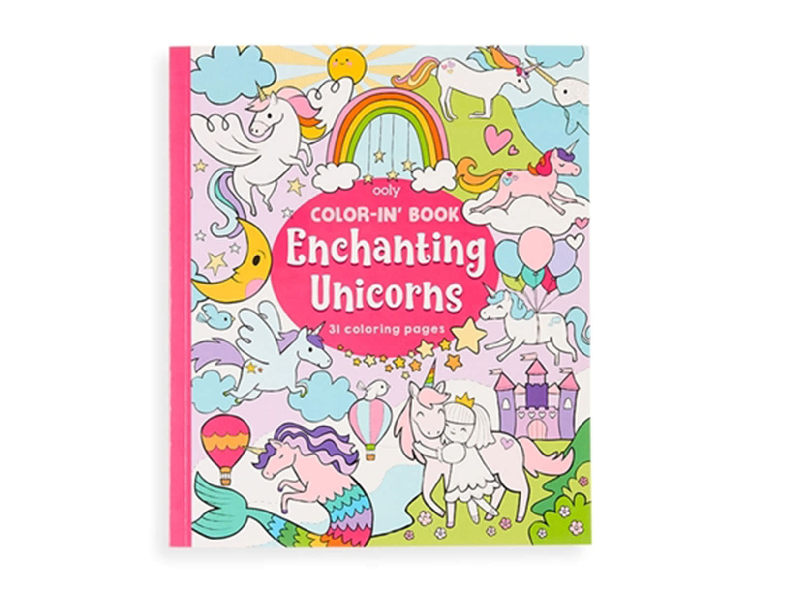 Foto 2 pulgar | Cuaderno para Iluminar Unicornios Ooly Multicolor