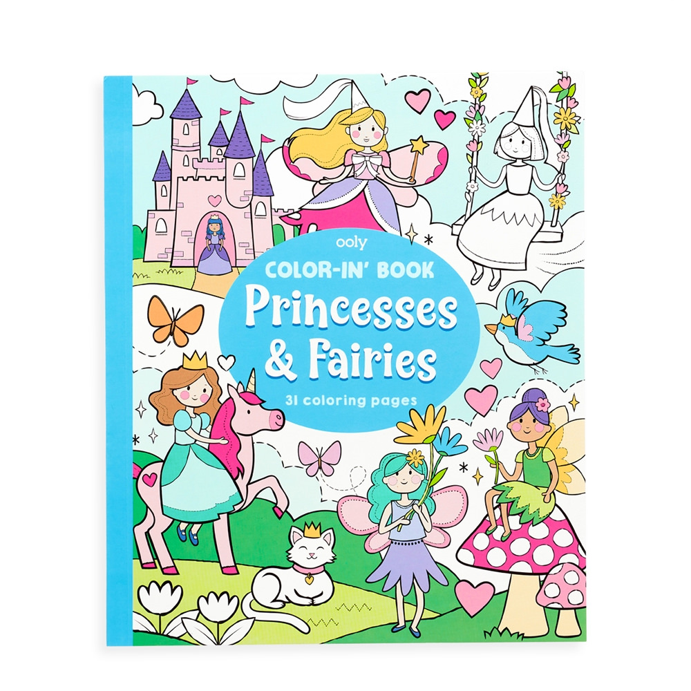 Foto 2 pulgar | Cuaderno para Iluminar Princesas Ooly Multicolor