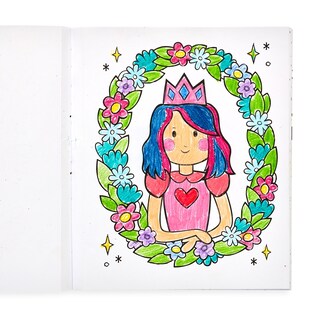 Foto 2 | Cuaderno para Iluminar Princesas Ooly Multicolor