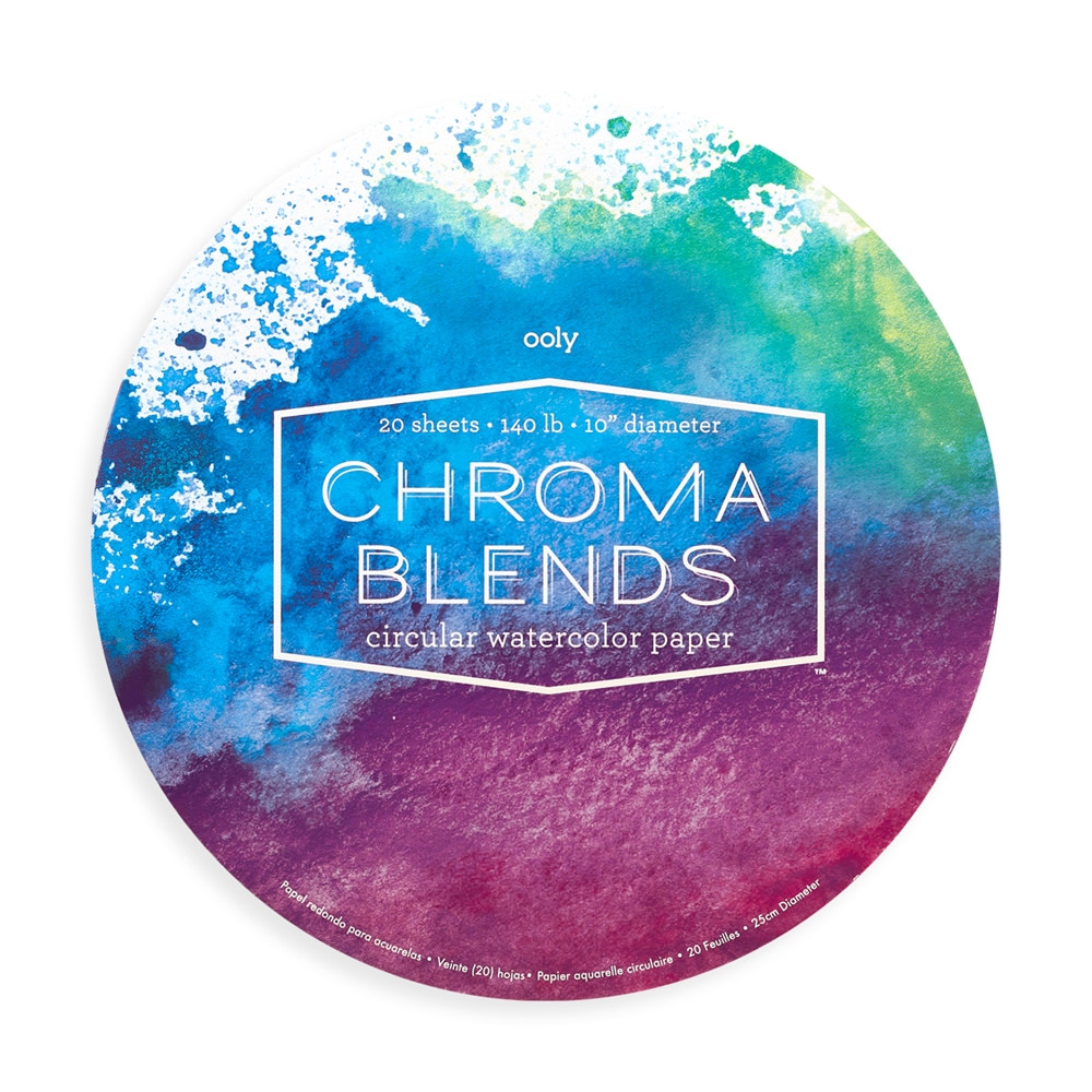 Cuaderno para Acuarela Ooly Chroma de  20 Hojas
