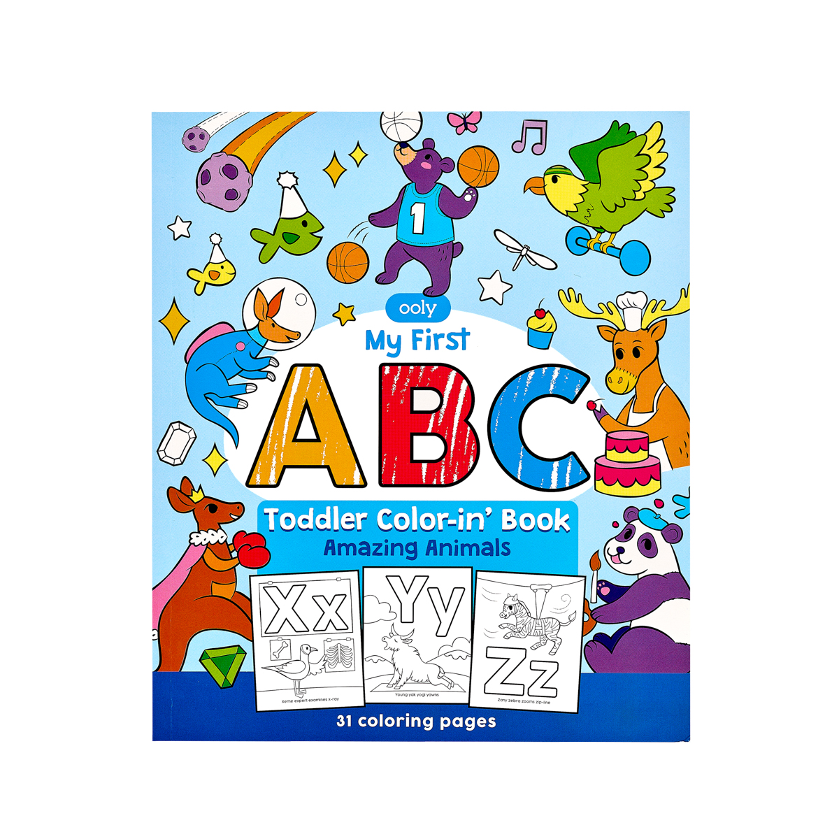 Abc: Libro para Colorear de Animales Aso Ooly Multicolor