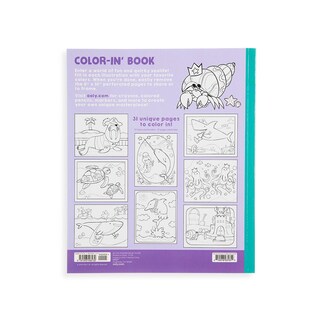 Foto 2 | Cuaderno para Iluminar de Animales Marinos Ooly Multicolor