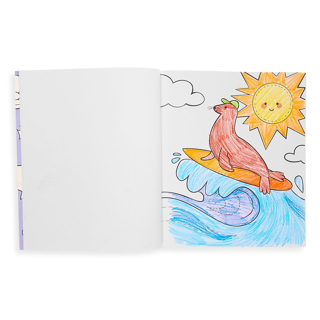 Foto 4 pulgar | Cuaderno para Iluminar de Animales Marinos Ooly Multicolor