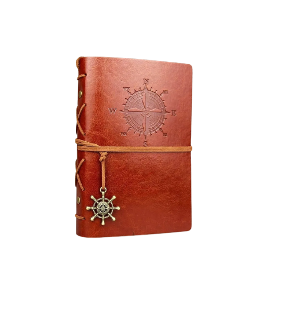 Foto 1 | Libreta Vintage de Piel Grande Malubero color Marrón