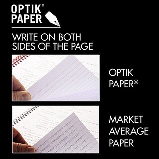 Foto 3 | Venta Internacional - Cuaderno Negro/Rojo Cub Poliéster Papel Optik Compat Scribzee Eco Enc Espiral 11'' X 8-1/2'' 7