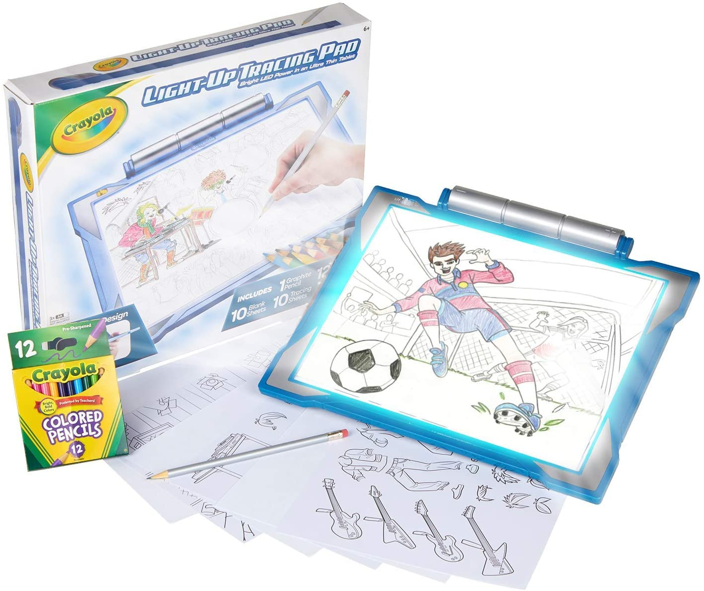 Venta Internacional- Crayola Light Up Tracing Pad Azul Juguetes para Niños y Niñas Edades 6+