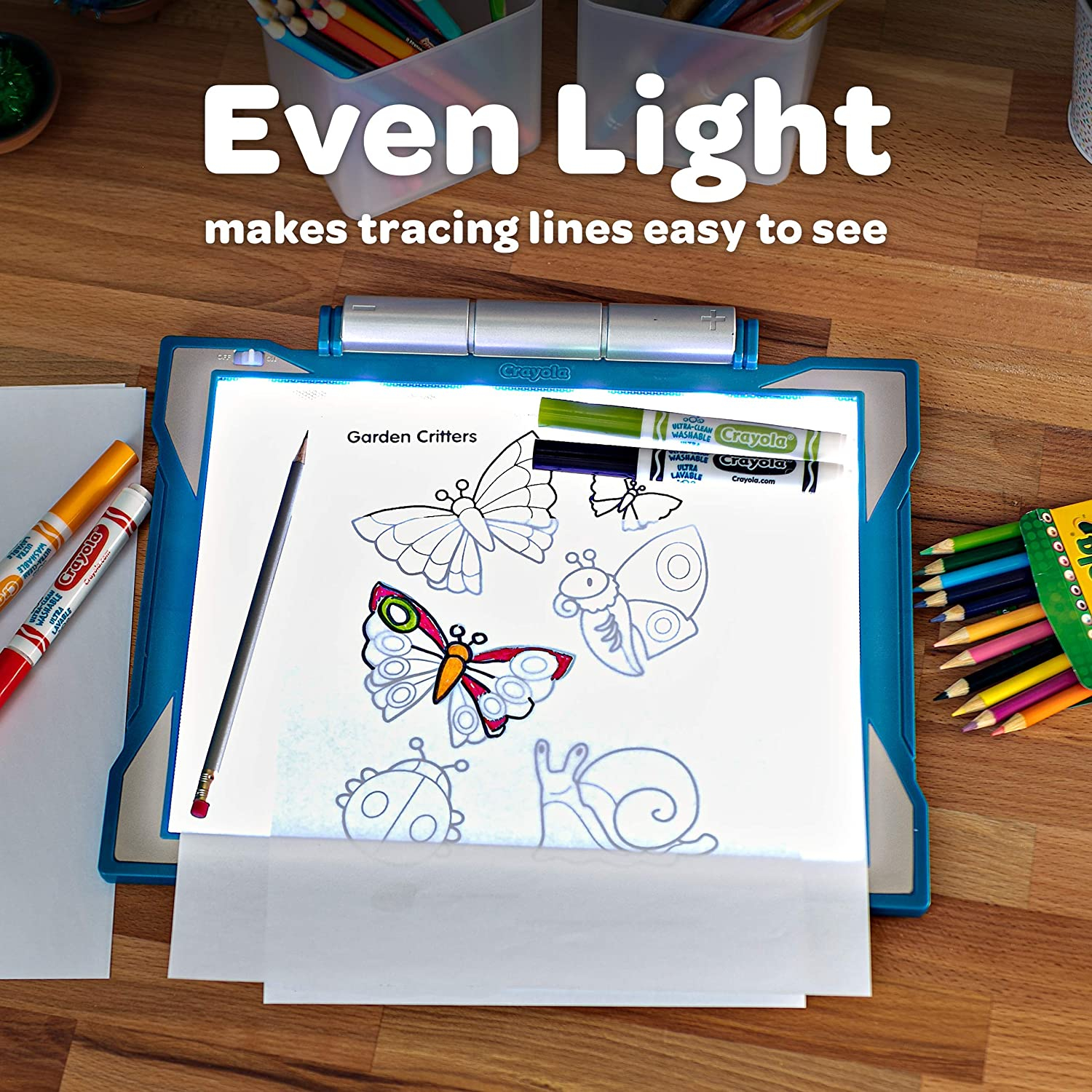 Foto 5 | Venta Internacional- Crayola Light Up Tracing Pad Azul Juguetes para Niños y Niñas Edades 6+