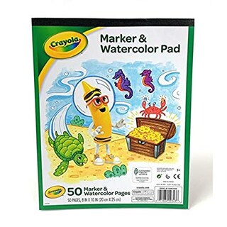 Foto 3 | Venta Internacional- Cuaderno de Marcadores y Acuarelas Crayola 8 X 10 Pulgadas 50 Páginas