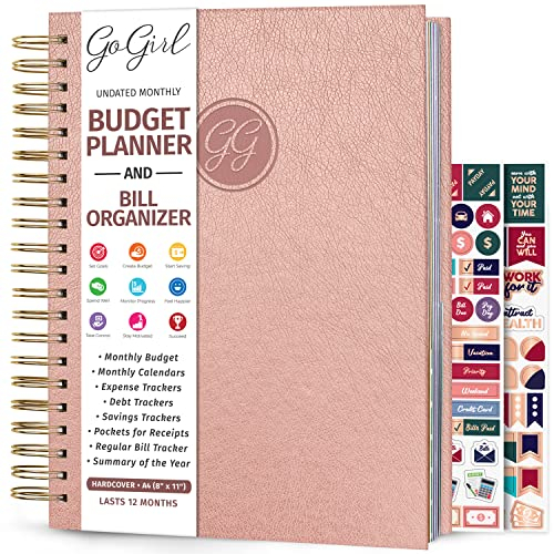Venta Internacional - Planificador De Presupuesto Gogirl Y Organizador Mensual De Facturas:   Libro Financiero Men