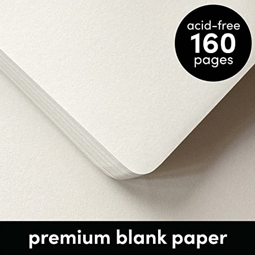 Foto 5 | Venta Internacional- Cuaderno Blanco Paperage Borgoña 160 Páginas 5.7'' X 8'' Papel Grueso Tapa Dura