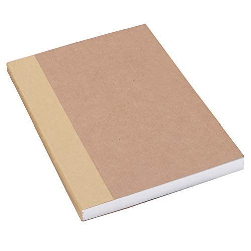 Venta Internacional- Cuaderno A5 en Blanco de 5.8'' X 8.25'' para Bocetos 100 Hojas de Papel 100g/m² y Cubierta Ca