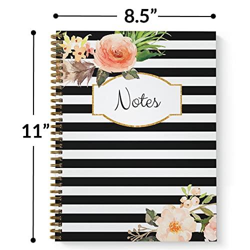 Foto 5 pulgar | Venta Internacional- Cuaderno Espiral Blanda para Notas 8.5'' X 11'' 120 Páginas