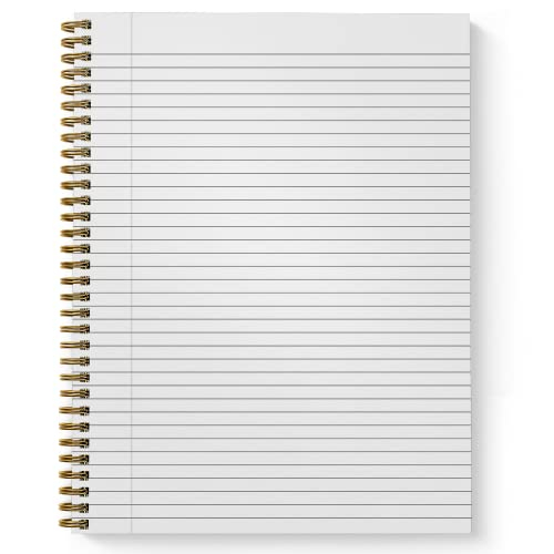 Foto 5 | Venta Internacional- Cuaderno Espiral Blanda para Notas 8.5'' X 11'' 120 Páginas