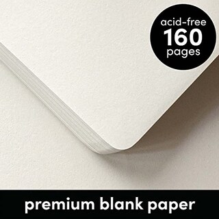 Foto 5 | Venta Internacional- Cuaderno en Blanco Paperage Azul Marino 160 Páginas