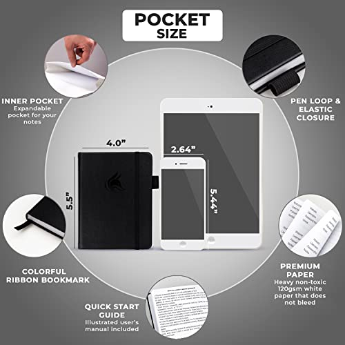 Foto 4 pulgar | Venta Internacional- Cuaderno Clever Fox con Pestañas Organizador de Direcciones Negro