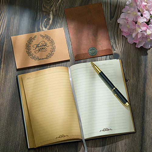 Foto 5 | Venta Internacional- Cuaderno + Pluma Dorada