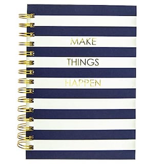 Foto 1 | Venta Internacional- Cuaderno con Espiral Graphique Rayas Azul 160 Pág
