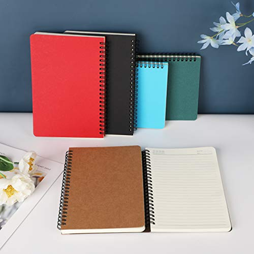 Foto 5 | Venta Internacional- Cuadernos de Espiral Rayas Eusoar A5 6 Piezas 5.5" x 8.3" 120 Páginas